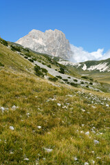 Corno Grande in the massif of Gran Sasso in Abruzzo, Italy