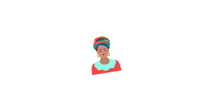 Traditional African woman