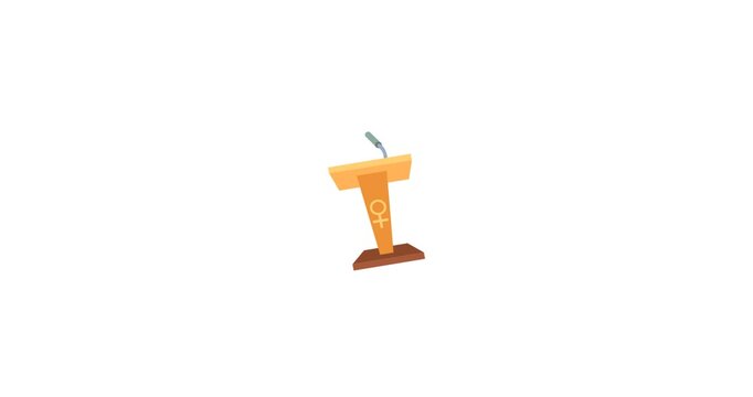 Lectern podium speaking