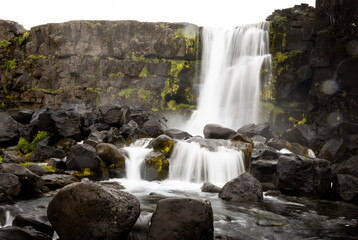 Obraz premium waterfall in iceland