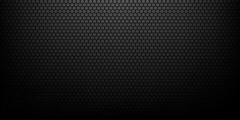 Fototapeta premium Black metal texture steel background. Perforated sheet metal. vector