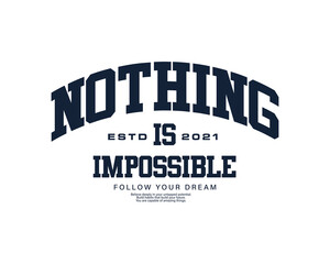 Obraz premium aeshetic streetwear quotes typography graphic tee design templates