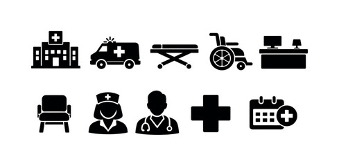 Business and finance linear icon set for corporate, startup, and money management