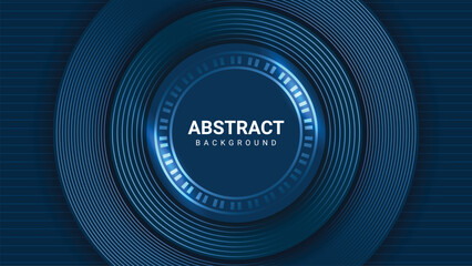 Abstract digital background with futuristic circular design elements © GRAPHIC ZONE