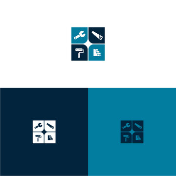 Construction Workshop Logo Vector Industrial Builder Emblem