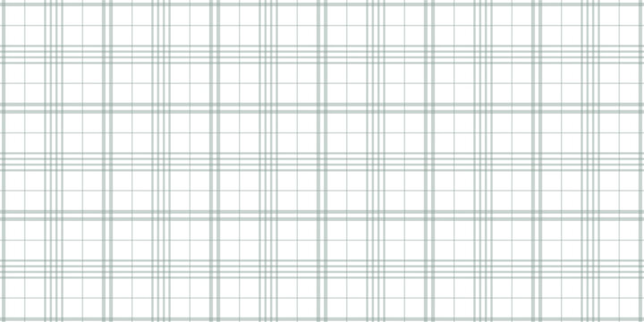 Light sage green transparent modern minimalist gingham plaid seamless vector pattern