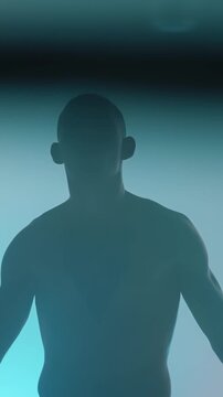 Intense Boxing Training and Fight: Professional Boxers Sparring in Ring, Close-up Portraits, Jumping Rope, Push-ups, and Cinematic Gym Workout Sessions with Athletic Men.