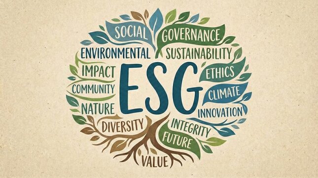 Professional ESG Word Cloud
