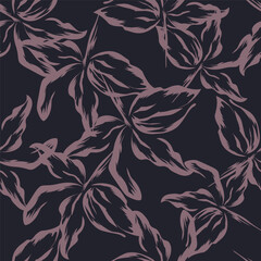 Fototapeta premium Abstract an embossed blooming bright flower motif arrangement all- over textile design illustration digital image printing factory