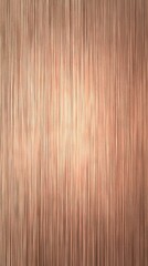 Obraz premium Brushed copper texture, rose gold vertical lines, industrial interior metal
