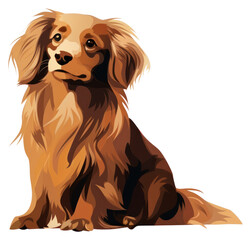 Fototapeta premium PNG Brown dog mammal animal puppy.