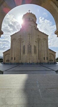 The Holy Trinity Cathedral of Tbilisi in Georgia