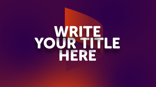 Poster Broadcast 45 - Opener Titles for Television Media and Social Platforms Motion Graphics Typography Intro for Video Content
