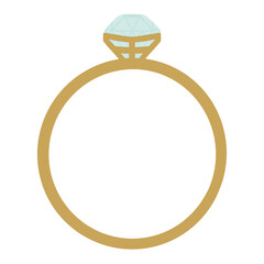 gold ring with diamond