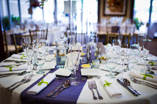 wedding table setting