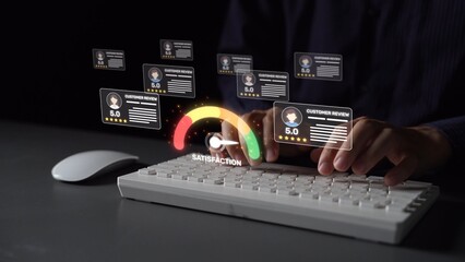 Customer experience review analysis, customer satisfaction improvement, feedback data evaluation,...