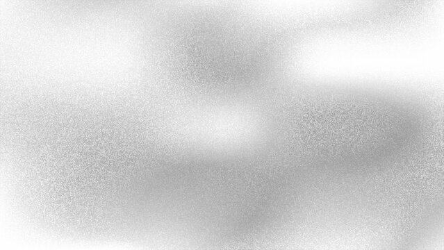 Abstract silver vector background with grainy noise texture. Black and white monochrome film grain overlay effect. Atmospheric dust particles and soft gradient shadows for retro design.