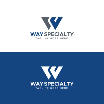 Letter WS Vector Logo Design