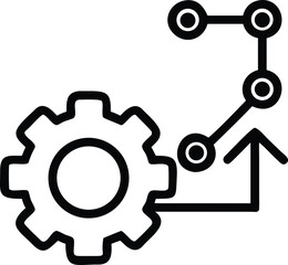 gear icon vector illustration