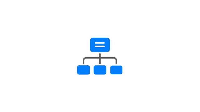 Social Network Concept Icon Animated