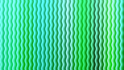 Aqua and green wavy vertical lines forming a fluid abstract pattern with soft gradients and a subtle ripple effect creating a refreshing and serene visual ambiance
