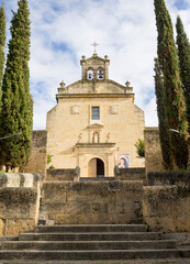 Obraz premium Convento de los carmelitas descalzos donde está el sepulcro de San Juan de la Cruz. Segovia, Castilla León, España.