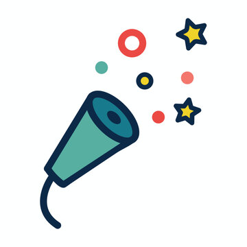 Icon for Fireworks or Independence Day - 4th of July Party Snappers Champagne Poppers or Party Poppers