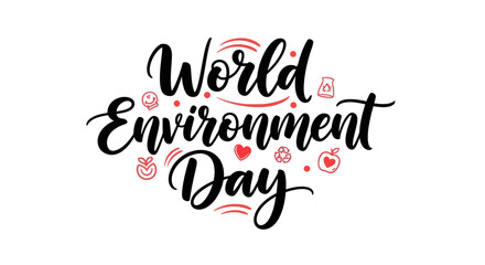 World environment day typography design © ADIT