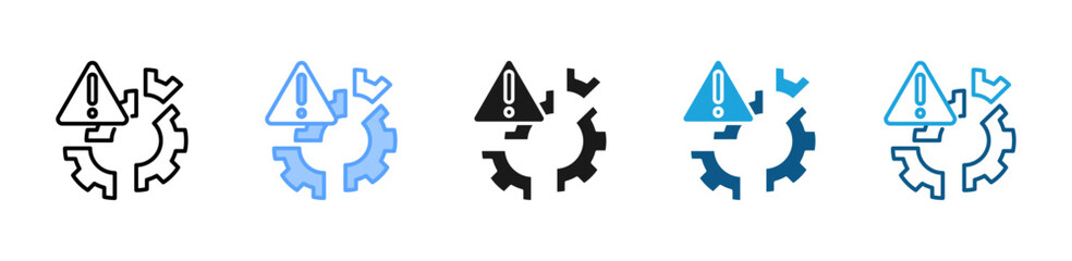 Failure Modes icon set multiple style collection © Siti Malikhatun