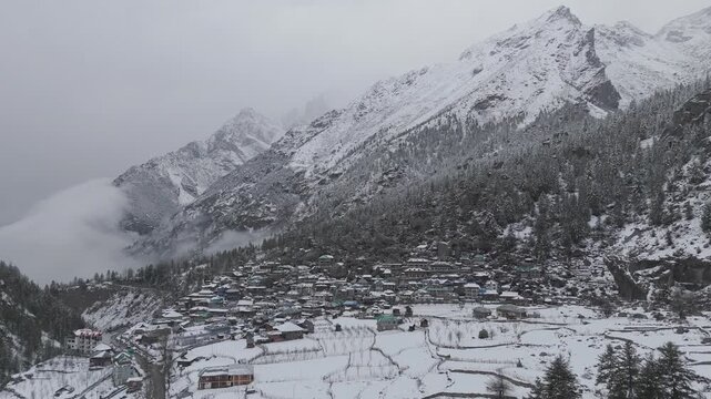 Raksham Sangla Drone Shot ( Himachal Pradesh India )