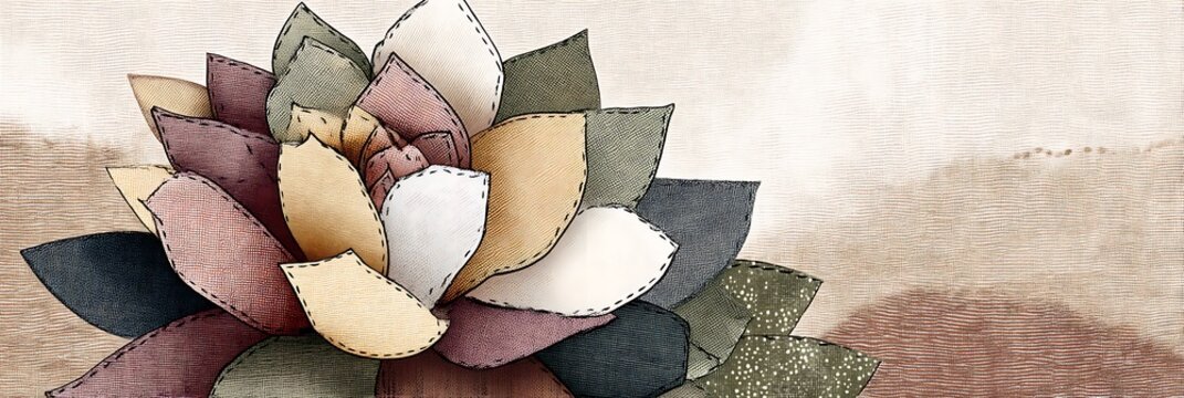 succulent, patchwork
