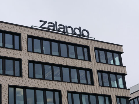 Germany, Dortmund, February 18. 2026, sign or logo of Zalando