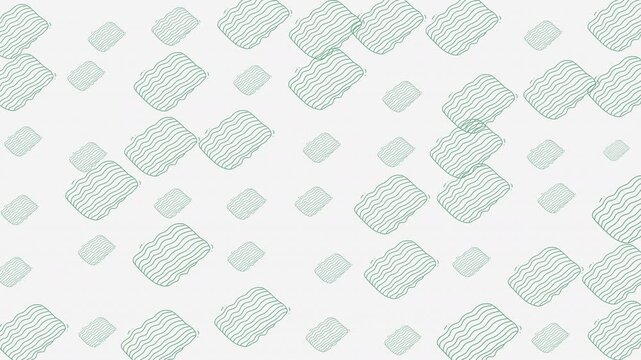 Food doodle pattern of sketched wavy meat slices is perfect for kitchenware, menu designs, food blogs, packaging, and posters.