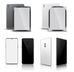 Realistic Smartphone and Tablet Mockup