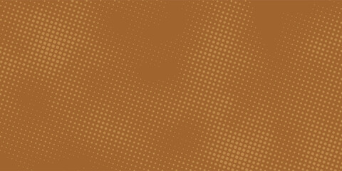 Obraz premium Warm earthy brown dot pattern background with soft halftone gradient, ideal for packaging, posters, and digital layouts.