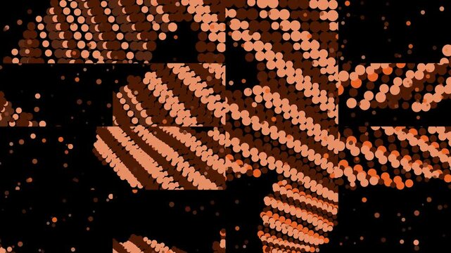 background motion 4k abstract background with a lot of stars