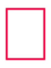 red blank photo frame, rectangular frame, Blank frame, border, photo frame, picture frame