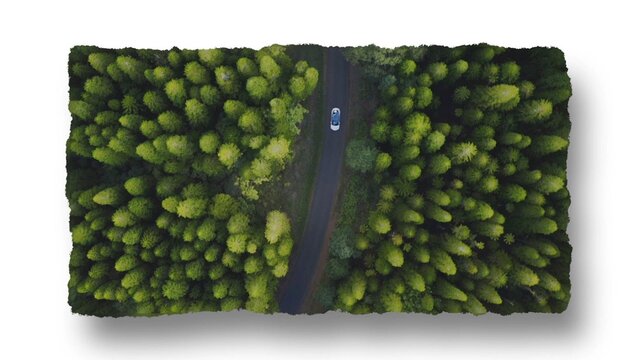 Rip Paper Collage Grunge for Media