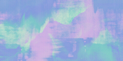 Obraz premium Paper risograph background, pastel color field, halftone dot texture, soft grain overlay. Collage poster surface, grunge edges, print texture for modern urban layout. Vector illustration