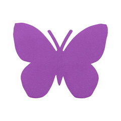 PNG Purple butterfly silhouette illustration.