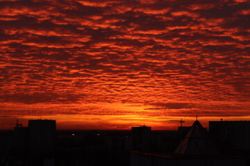 Pomarańczowy zachód © Daniel