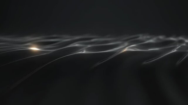 Abstract dark waves with shining reflections and a soft, elegant feel