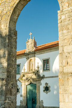 Historic architecture in Vila do Conde, Portugal
