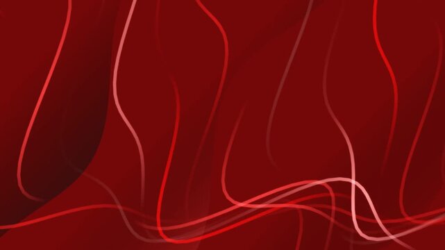 A captivating abstract background showcasing a rich dark red and black gradient, with elegant flowing lines and gentle waves creating a smooth, dynamic visual design