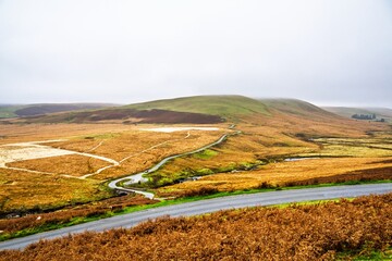 Elan Valley Reservoirs, Elan Valley, Rhayader, Powys, Wales, UK