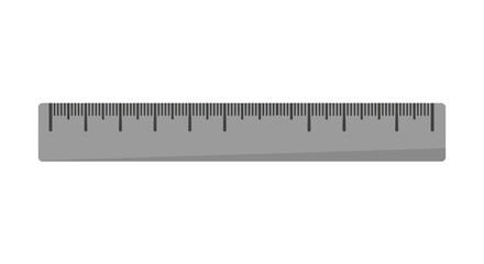 Metal Ruler Office Tool.