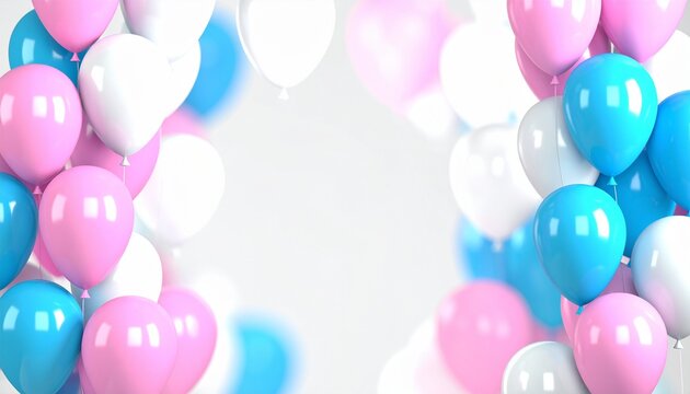 風船 ベビーシャワー 誕生 祝祭 パステルカラー 浮遊 柔らかい 慈しみ 純真 家族 期待 希望 穏やか 団欒 招待状 記念日 余白 演出 幸福 永遠