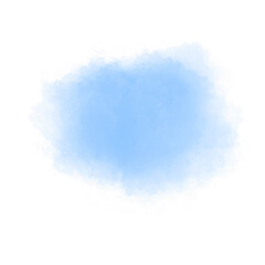 Fototapeta premium Watercolour blue icon