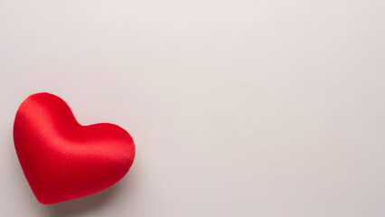 Obraz premium Valentine's day red heart image for lovers and friends