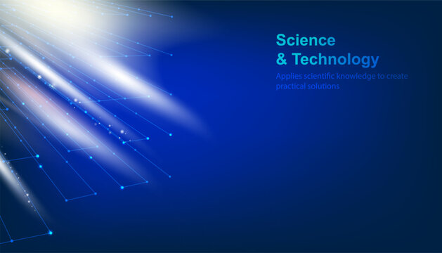 Blue flame background. Colorful smooth light lines background.